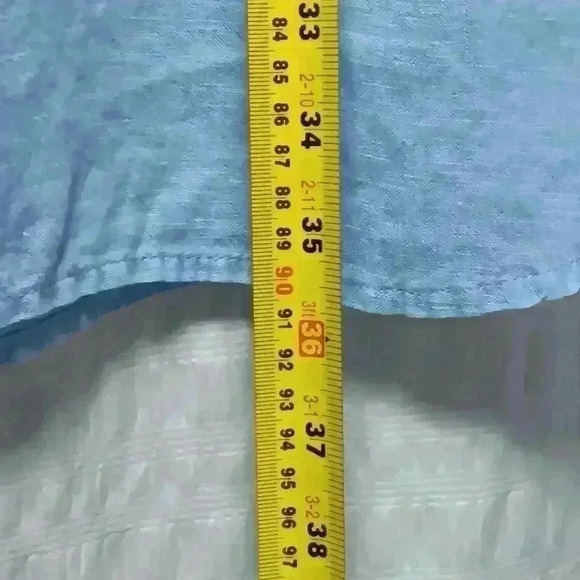 C&C California  💯 Linen Long Sleeve mini dress. Ladies size L - Picture 4 of 9